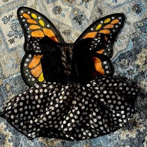 Kids monarch butterfly costume, 4T/5T